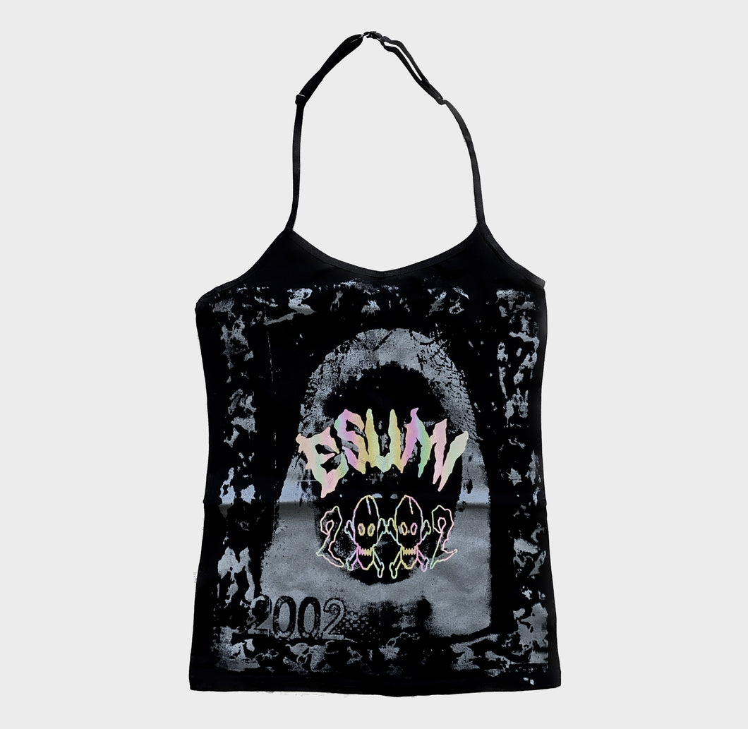 IDENTITY THEFT HALTER-TOP RAINBOW