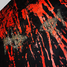 Load image into Gallery viewer, ALL EYEZ ON ME SPIKES BLOODY BUTTON UP
