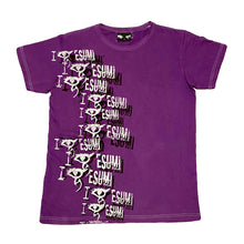 Load image into Gallery viewer, eye love esumi t-shirt purple
