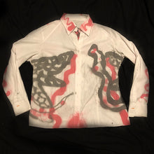 Load image into Gallery viewer, snake attack button up shirt
